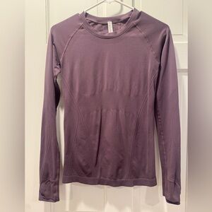 Athleta Women's Long Sleeve Lavender Sweatshirt